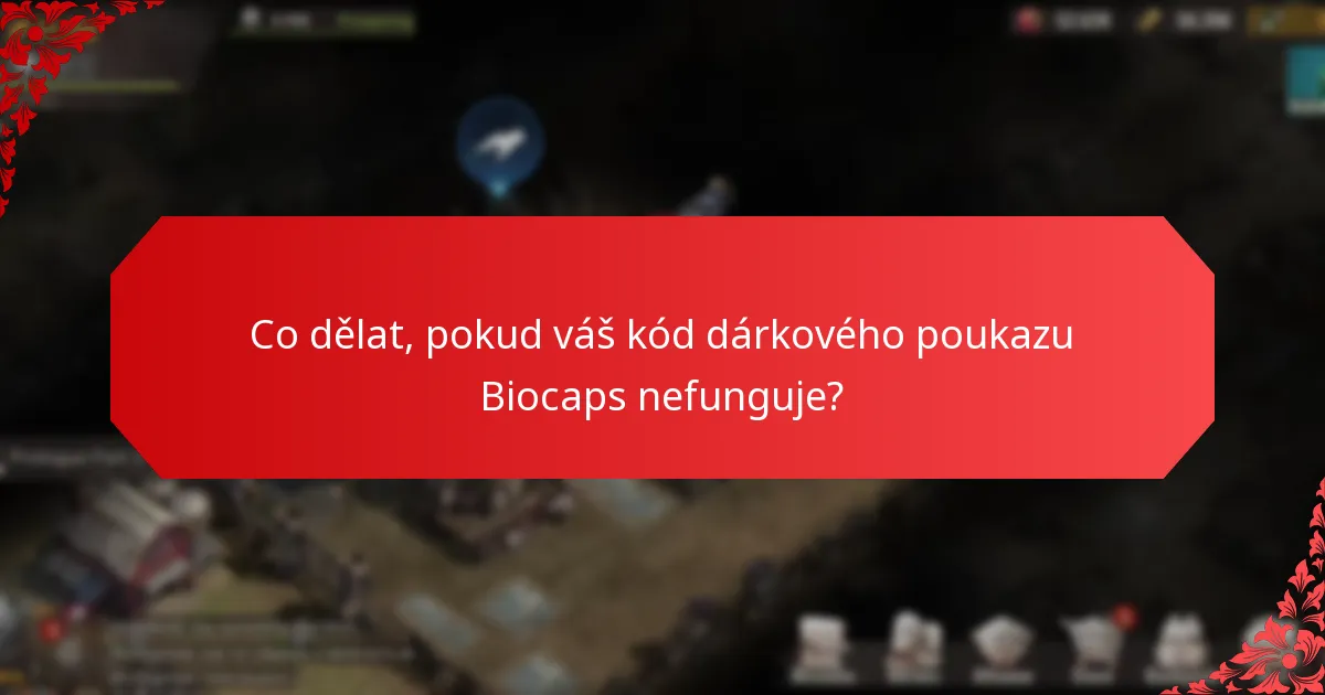 Kdy kódy dárkových poukazů Biocaps vyprší?