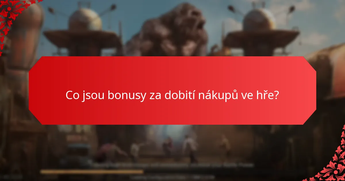 Jak fungují věrnostní odměny v nákupech ve hře?