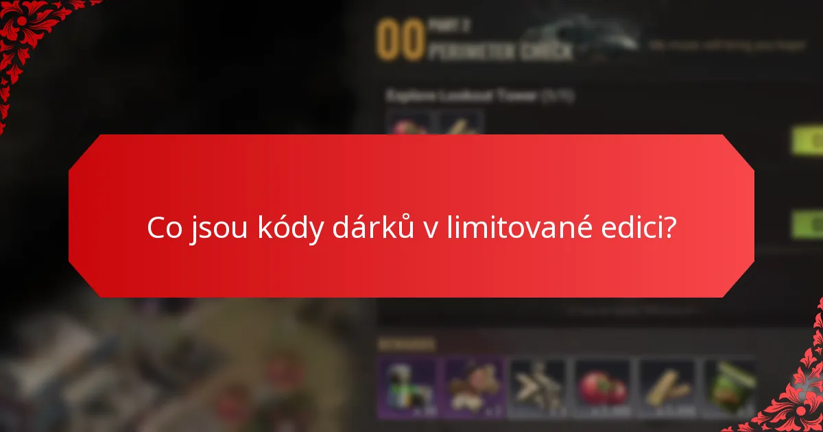 Proč jsou kódy dárků v limitované edici považovány za sběratelské?
