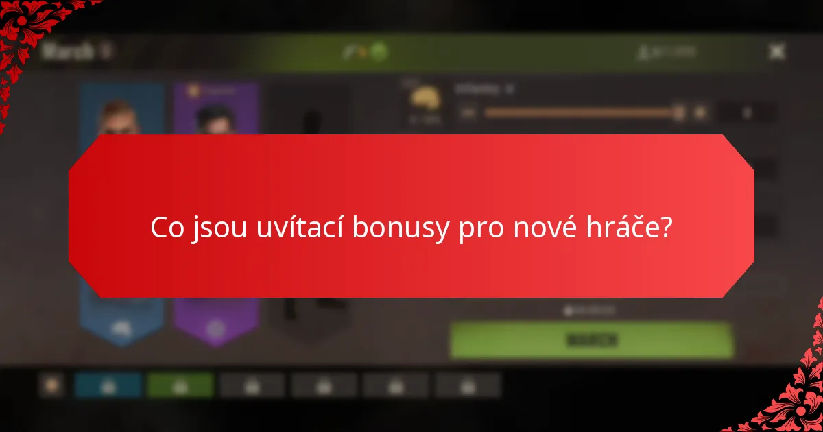 Co jsou uvítací bonusy pro nové hráče?