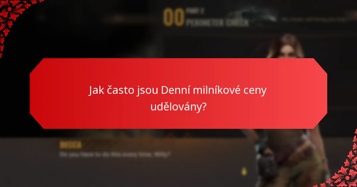 Odkud pocházejí Denní milníkové ceny?