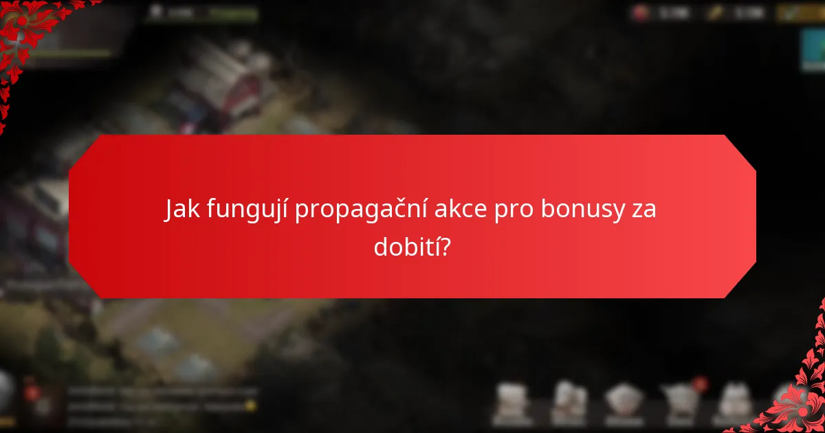 Jaké bonusy za dobití jsou aktuálně k dispozici?