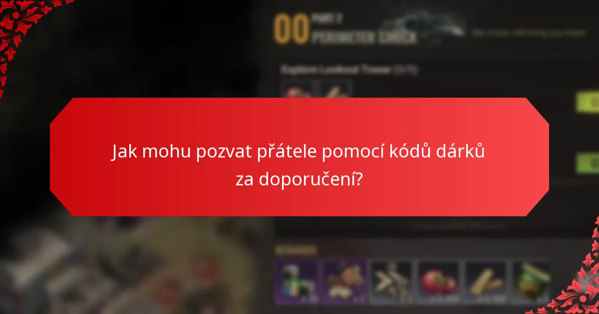 Jaké typy odměn mohu získat z kódů dárků za doporučení?