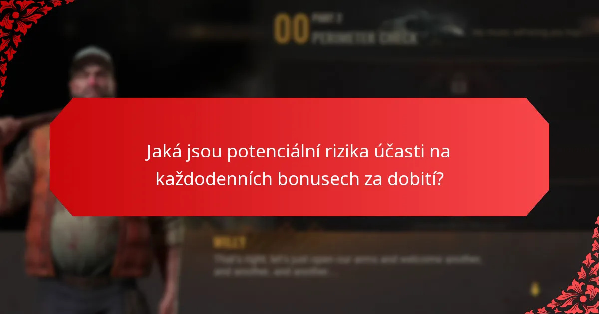 Jaké jsou struktury odměn pro každodenní bonusy za dobití?