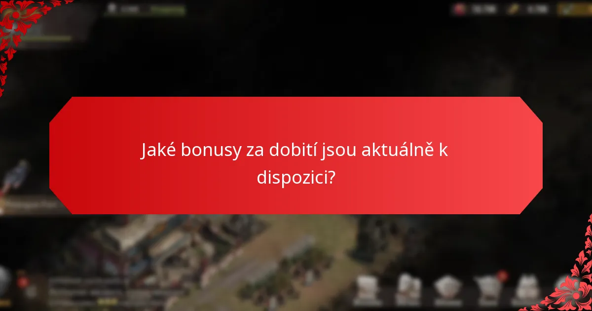 Jaké jsou běžné problémy s bonusy za dobití?