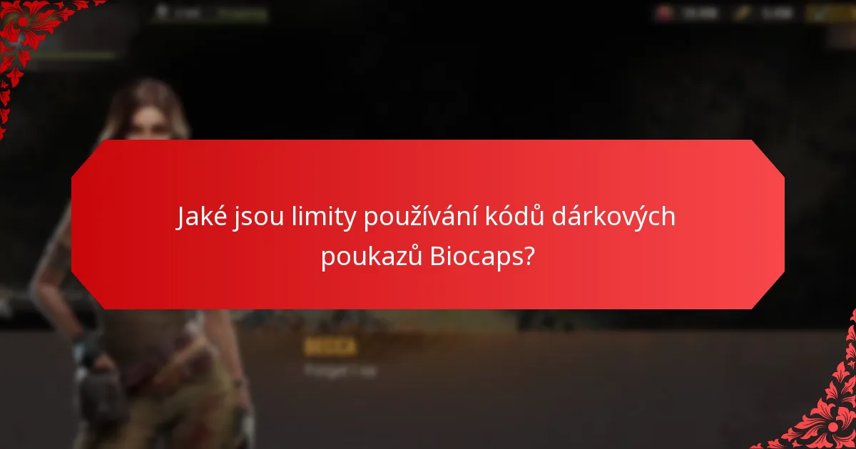 Jak maximalizovat hodnotu kódů dárkových poukazů Biocaps?
