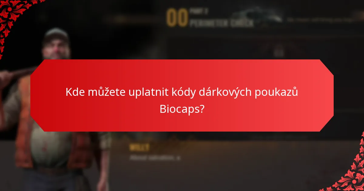 Co dělat, pokud váš kód dárkového poukazu Biocaps nefunguje?