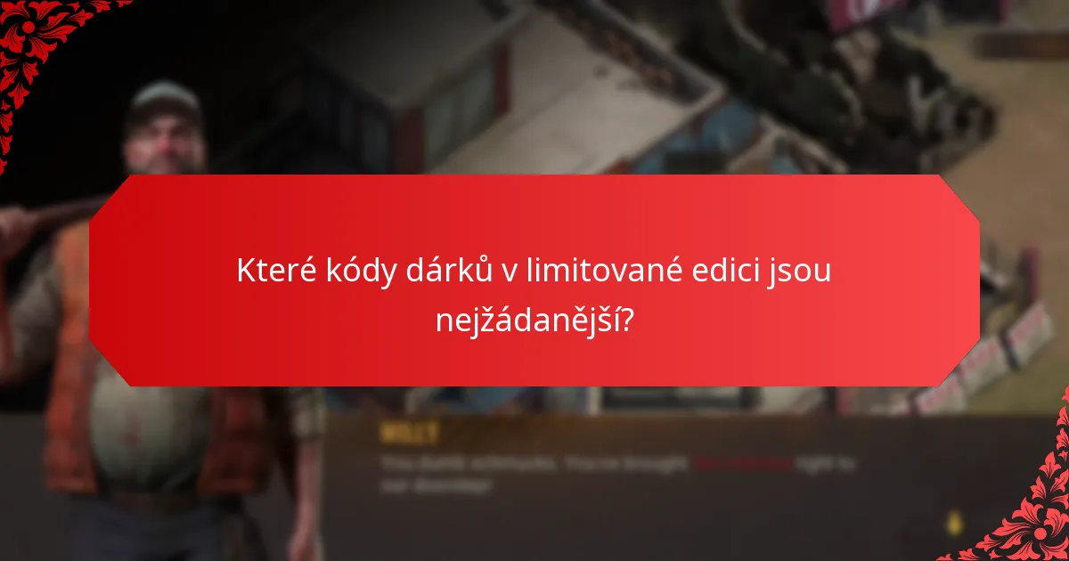 Jaká jsou rizika spojená s kódy dárků v limitované edici?